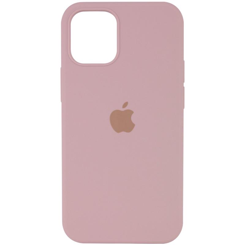 Противоударный Чехол Silicone Case Full Protective (AA) для Apple iPhone 15 Pro (6.1") Розовый / Pink Sand