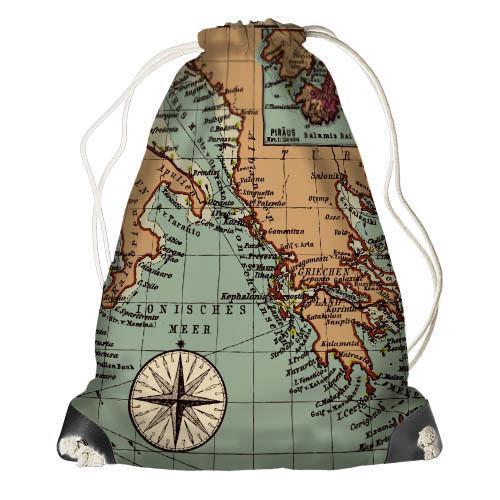 Рюкзак-мешок Presentville Карта (RM TRV006 SE) Рюкзак-мешок Presentville Карта (RM TRV006 SE)