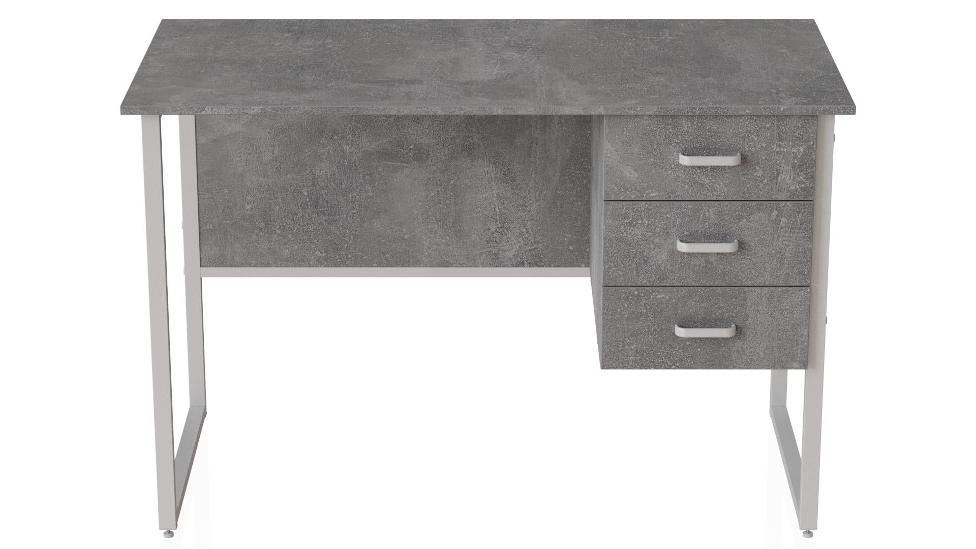 Стіл комп'ютерний Ferrum-decor Гаррі ДСП 32 мм 75x140x70 см Сірий/Бетон (FRD-107306) Стіл комп'ютерний Ferrum-decor Гаррі ДСП 32 мм 75x140x70 см Сірий/Бетон (FRD-107306)
