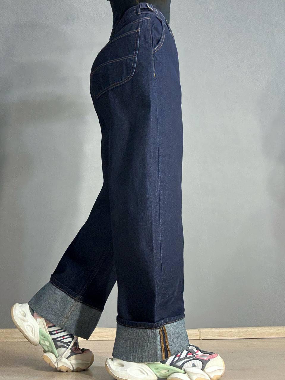 Джинси жіночі ITS Basic 3995 широкі з підворотом р. 42 Темно-синій (4814) - фото 5 Джинси жіночі ITS Basic 3995 широкі з підворотом р. 42 Темно-синій (4814) - фото 5