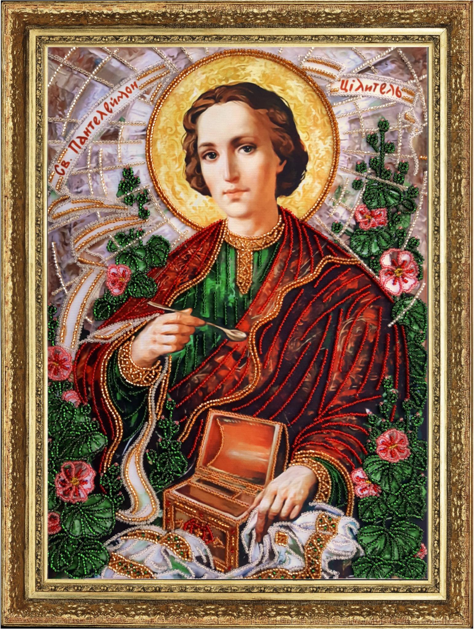 Набір для вишивання бісером BUTTERFLY 815 Св. Пантелеймон 36х25 см (815)