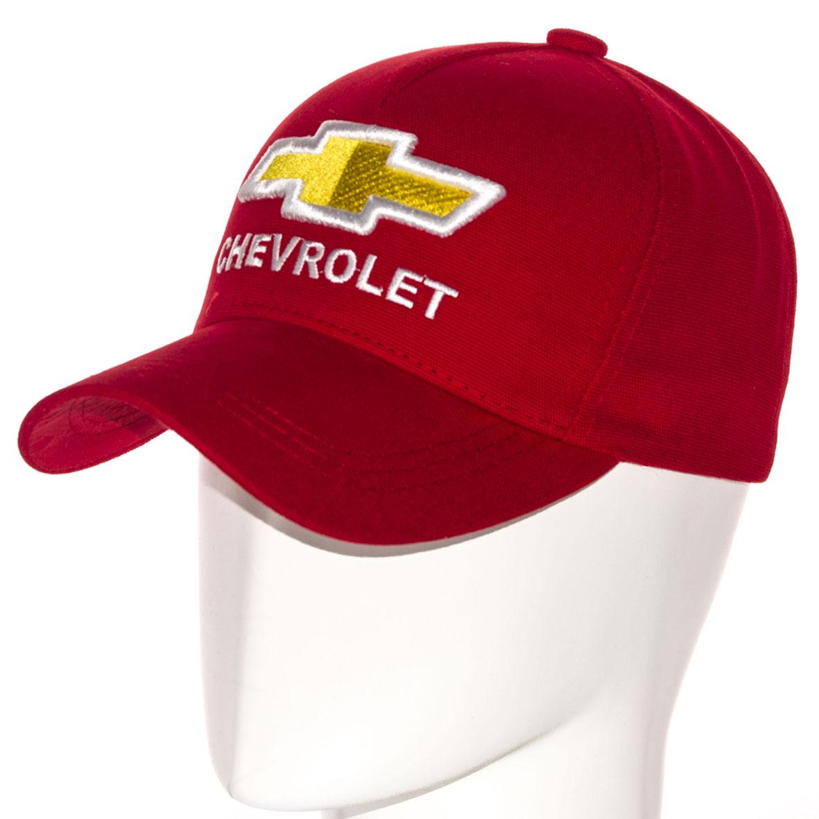 Бейсболка Chevrolet BTH20686 с регулировкой из плотного коттона L/р. 57-58 Красный