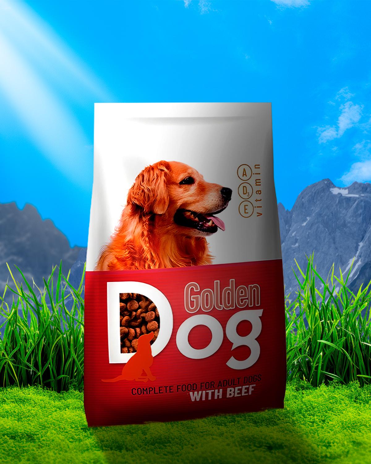 Корм сухой для собак всех пород Golden Dog Beef со вкусом говядины 20 кг - фото 3