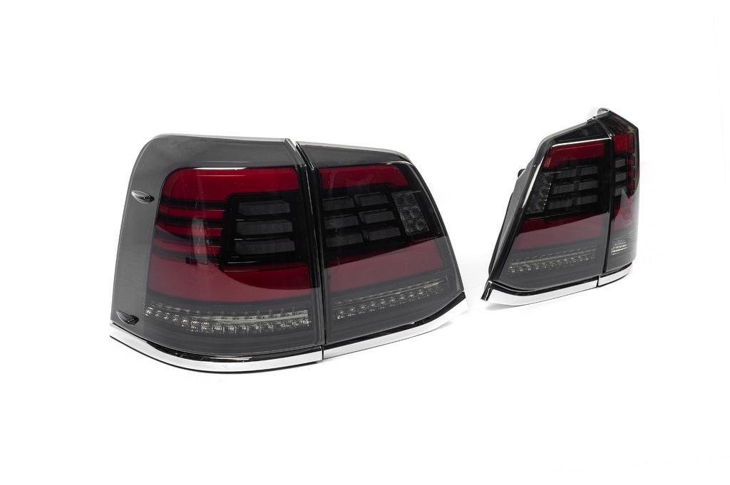 Автомобильные задние фары 2008-2015 Sequential Red для Toyota Land Cruiser 200 (120599)