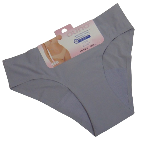 Трусы бесшовные для критических дней Ouno 9878 L Серый