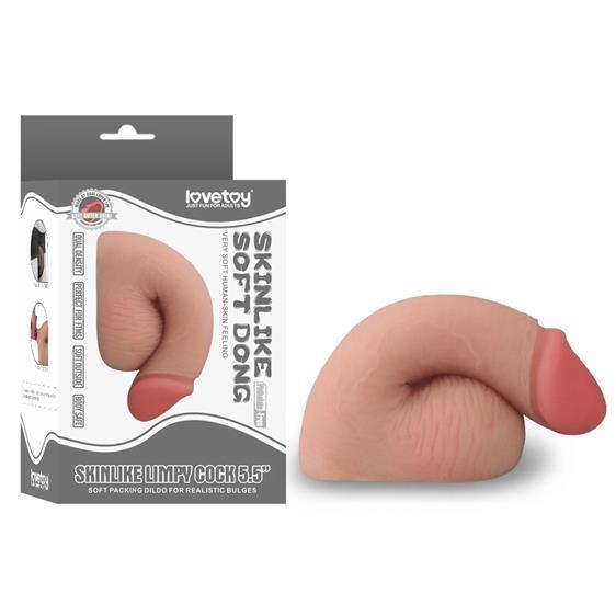 Фаллоимитатор LoveToy Skinlike Soft Cock 5.5
