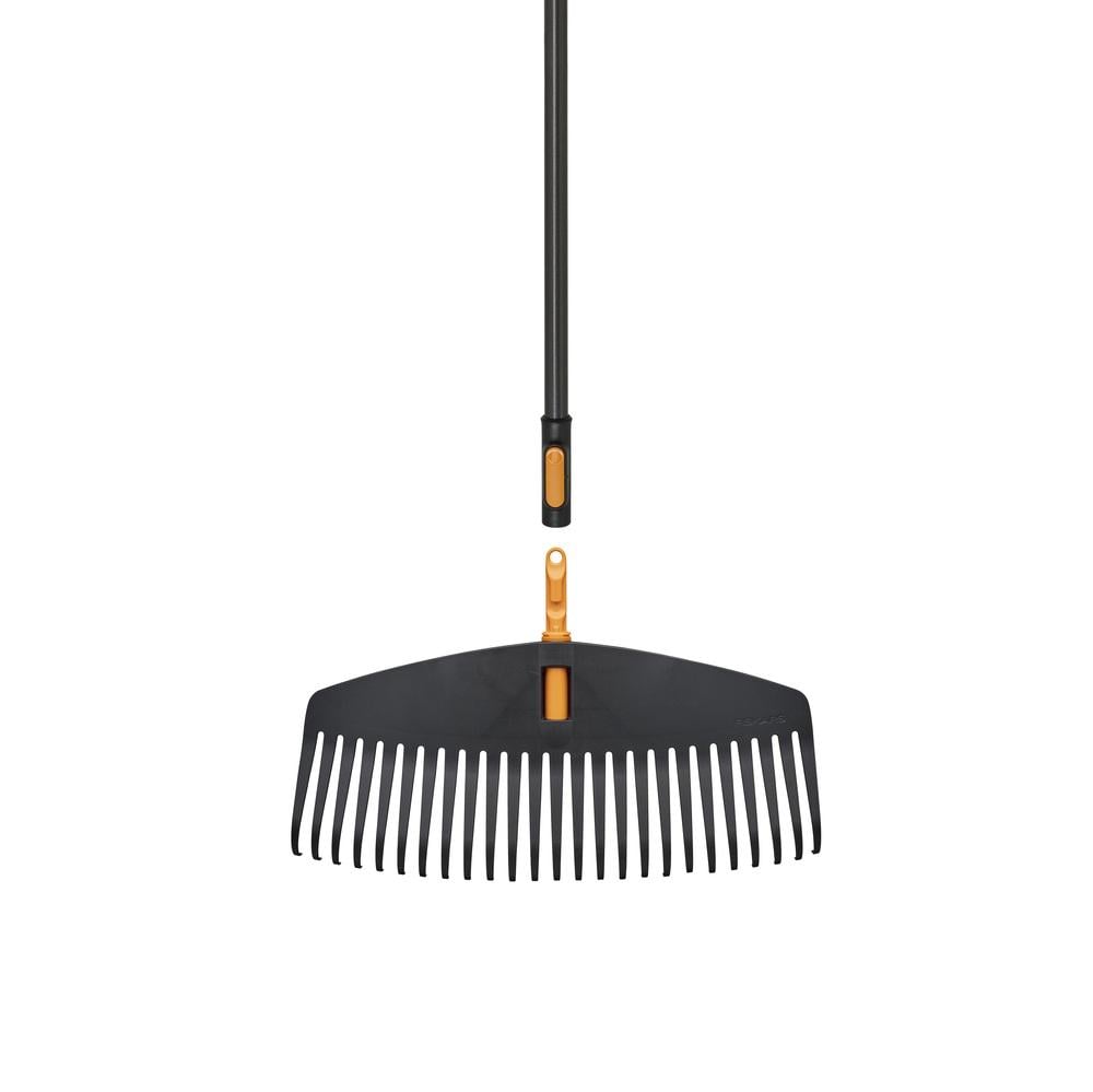 Граблі пластикові легкі для газонів Fiskars OneClick L 51 см/ручка алюмінієва L 161 см (1080713) Граблі пластикові легкі для газонів Fiskars OneClick L 51 см/ручка алюмінієва L 161 см (1080713)