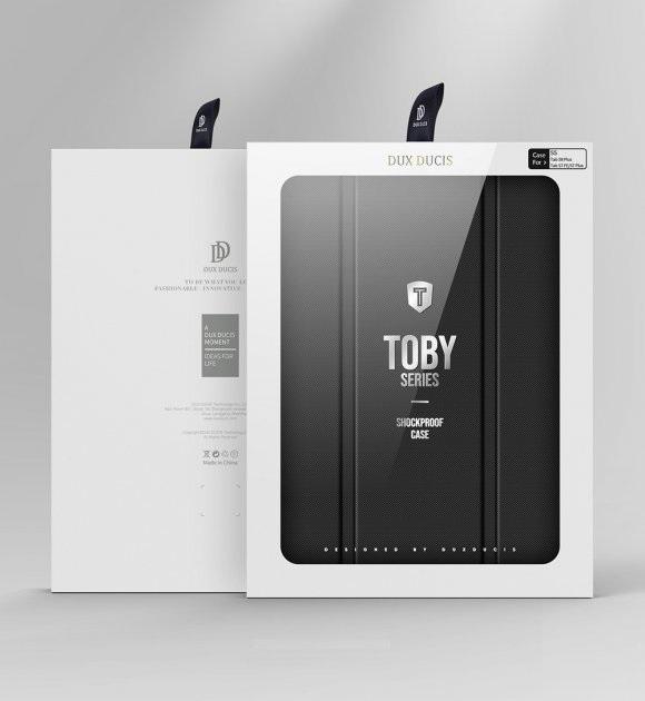 Чехол-книжка Dux Ducis Toby series для Samsung Galaxy Tab Samsung Galaxy Tab S7 Plus/S7 FE/S8 Plus 12,4" Black - фото 2