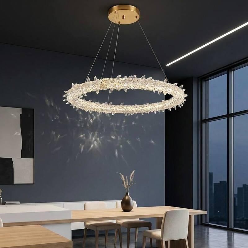 Люстра хрустальная Zilini LED LK598/600 Золотой (34770621)