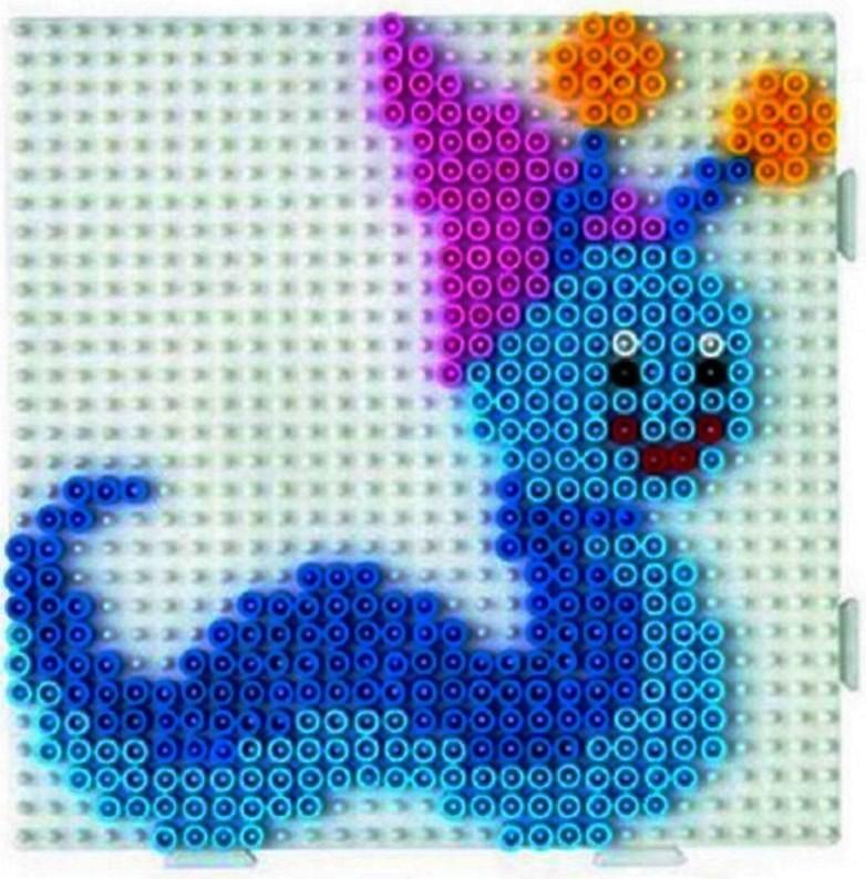 Поле для дитячої термомозаїки Hama Midi Квадрат Білий (234) - фото 2 Поле для дитячої термомозаїки Hama Midi Квадрат Білий (234) - фото 2