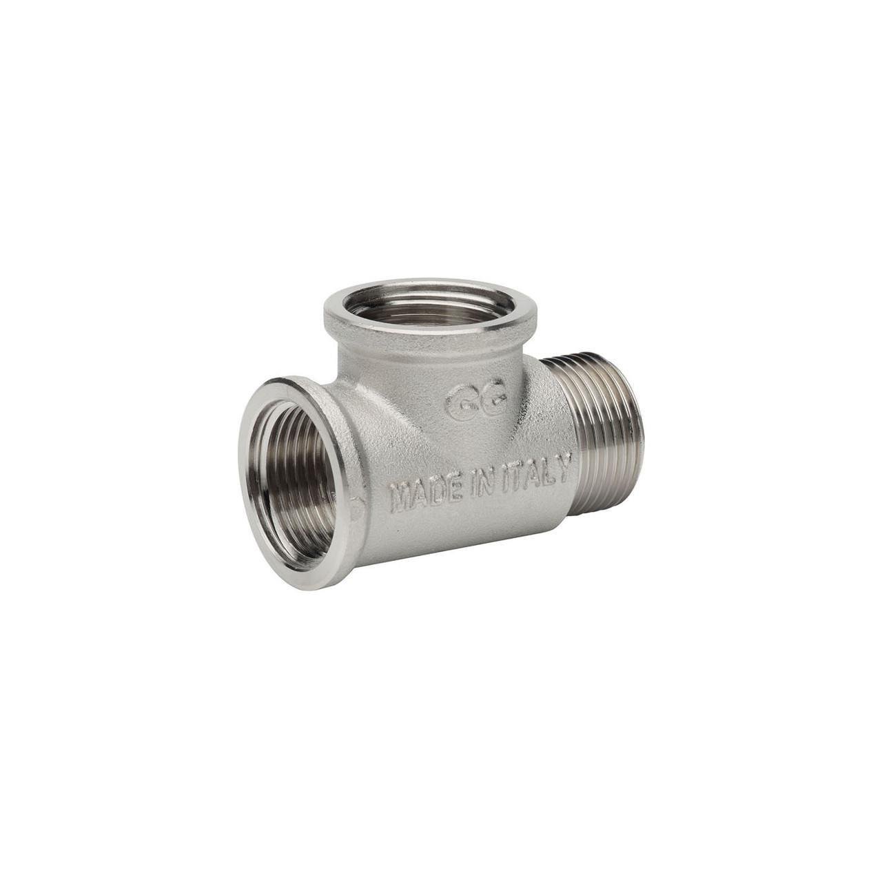 Тройник ммп никелированный Cavaletto 1/2 (C010002N)