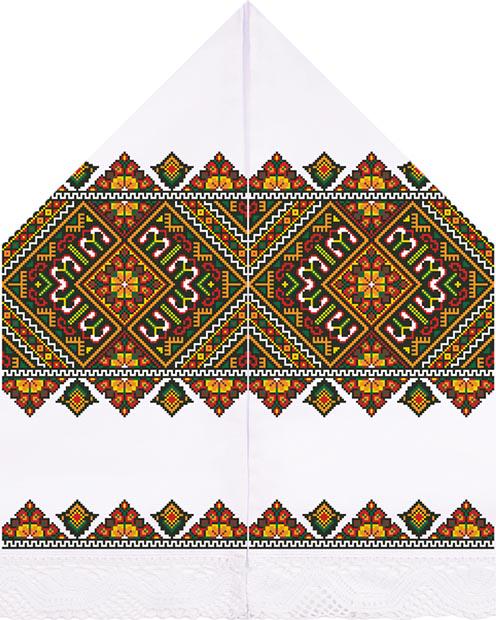 Схема Рушник для свадебных икон для вышивки бисером и нитями на ткани габардин (ТР460пн3099)