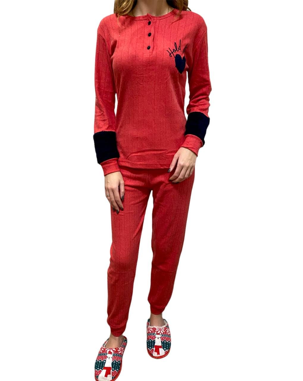 Женская пижама "Hold Me" S Красный (58-67-П-H-M-Ч-S) Женская пижама "Hold Me" S Красный (58-67-П-H-M-Ч-S)