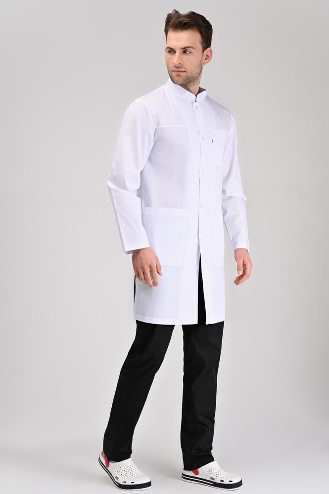 Халат чоловічий TopLine Бонн довгий рукав р. 42 Білий (11810-(42)біл.) - фото 3