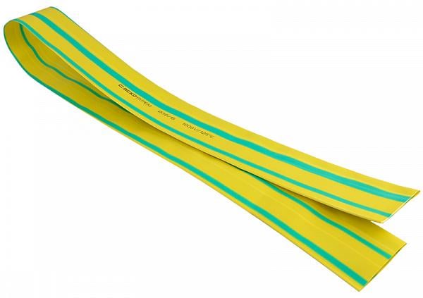 Трубка термоусадочная АСКО-Укрем ⌀ 30/15 мм 1 м Желто-зеленый (A0150040052)