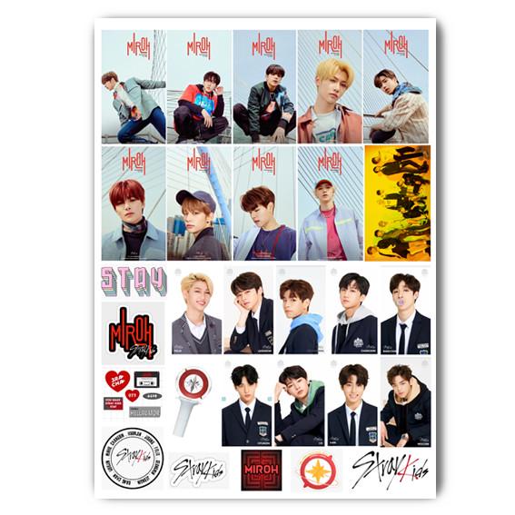 Стикеры k- pop Stray Kids А4 лист (stik_173)