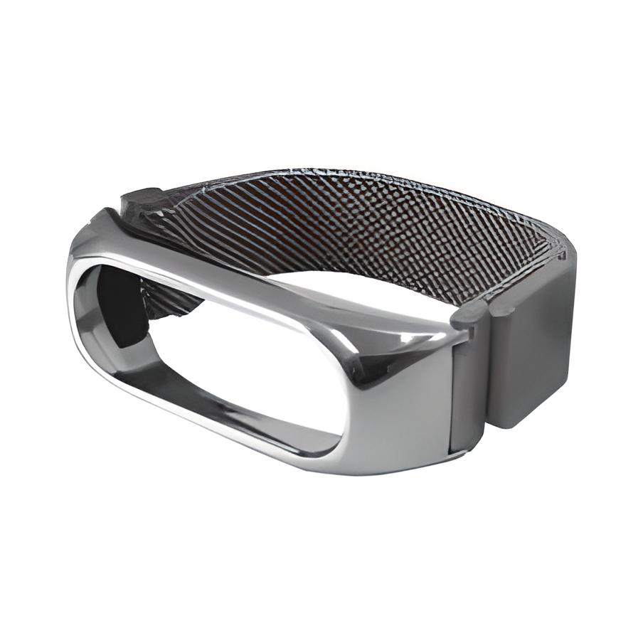 Ремешок для фитнес браслета Xiaomi Mi Band 3 4 Milanese Loop Silver