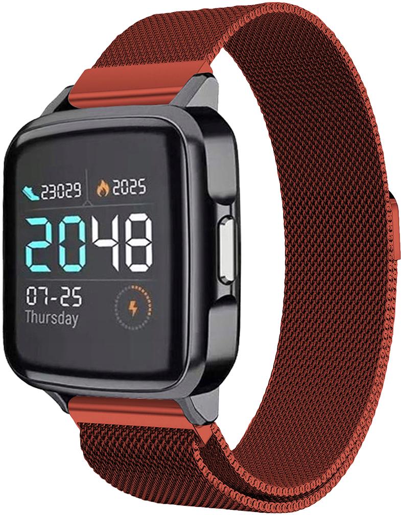 Ремешок Миланская петля Milano Haylou Smart Watch 2 LS02 Red (19155)