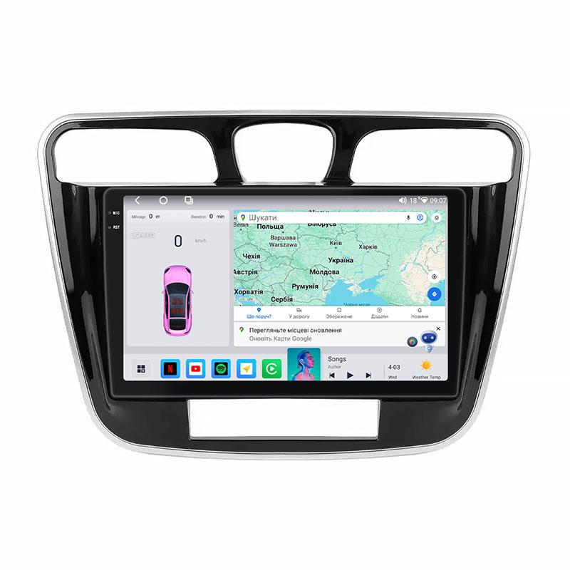 Автомагнитола штатная Lesko Prime совместима с Chrysler 200 I 2010-2014 г. 9" 4/64 QLED CarPlay 4G/Wi-Fi/GPS (3030840604)