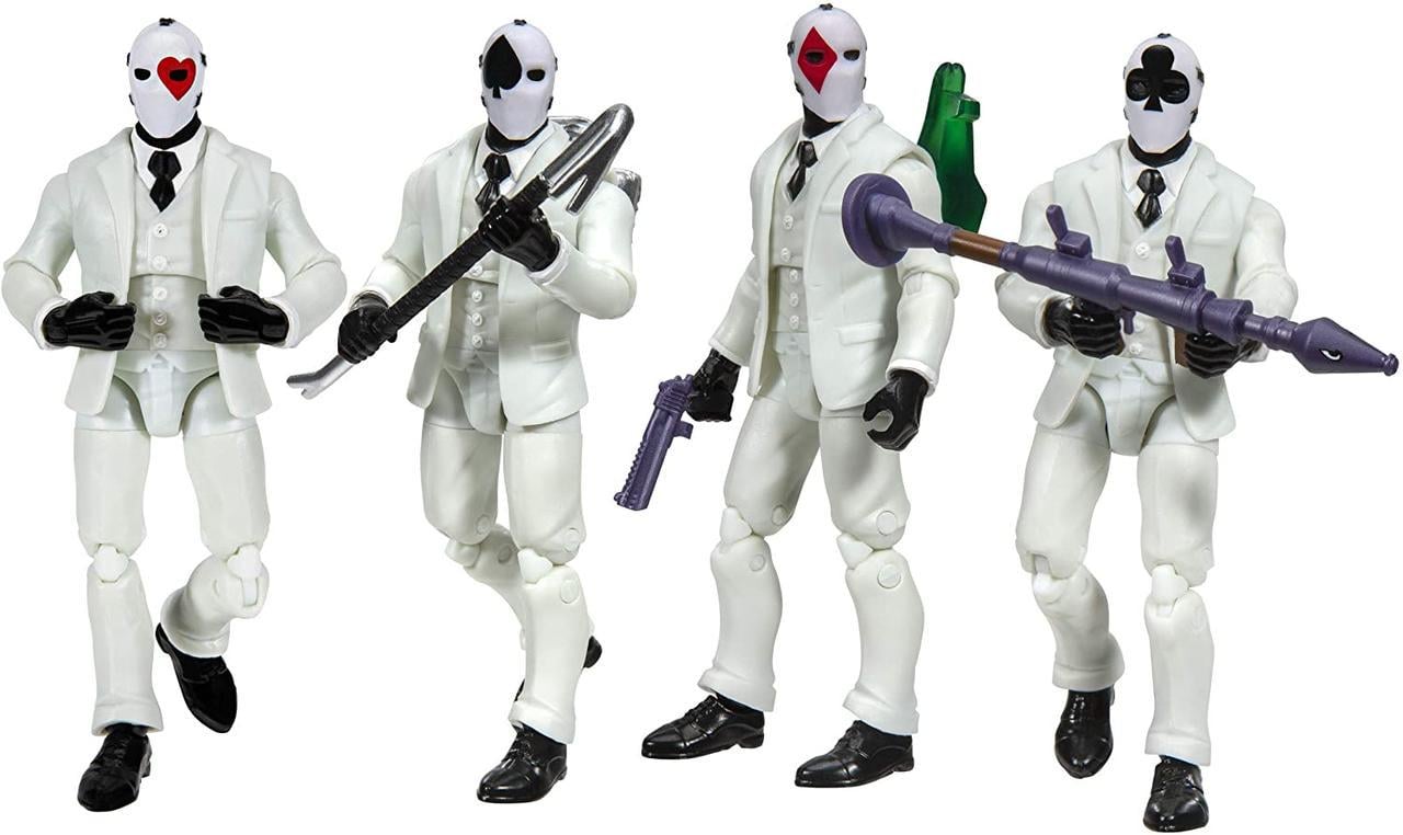 Фигурки Fortnite Squad Jazwares Highstakes 4 детализированных героя Высокие Ставки