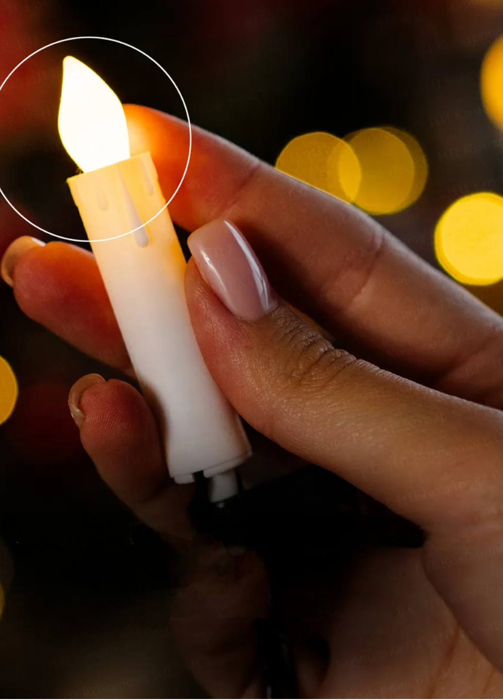 Гирлянда новогодняя Livarno Свечи на елку 20 LED на прищепках IP44 Белый (7895) - фото 6 Гирлянда новогодняя Livarno Свечи на елку 20 LED на прищепках IP44 Белый (7895) - фото 6