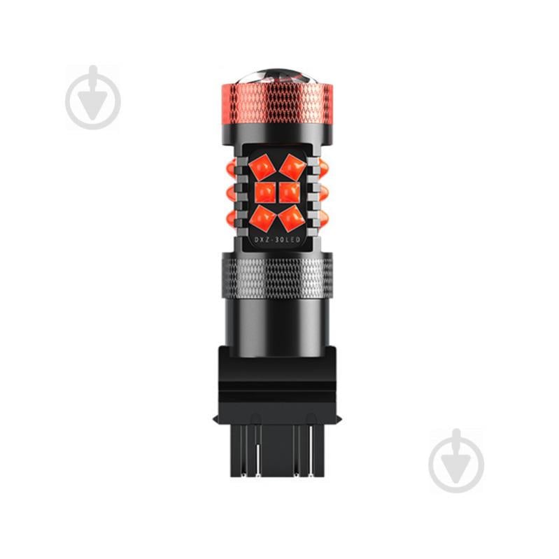 Автомобильная светодиодная лампа поворот + стоп сигнал DXZ T25 Red (6175-22464)