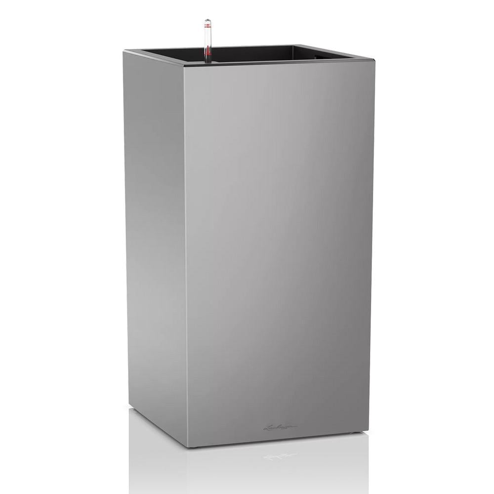 Умный вазон Lechuza Canto Premium 40 High 29 л Серебряный металлик (13658)