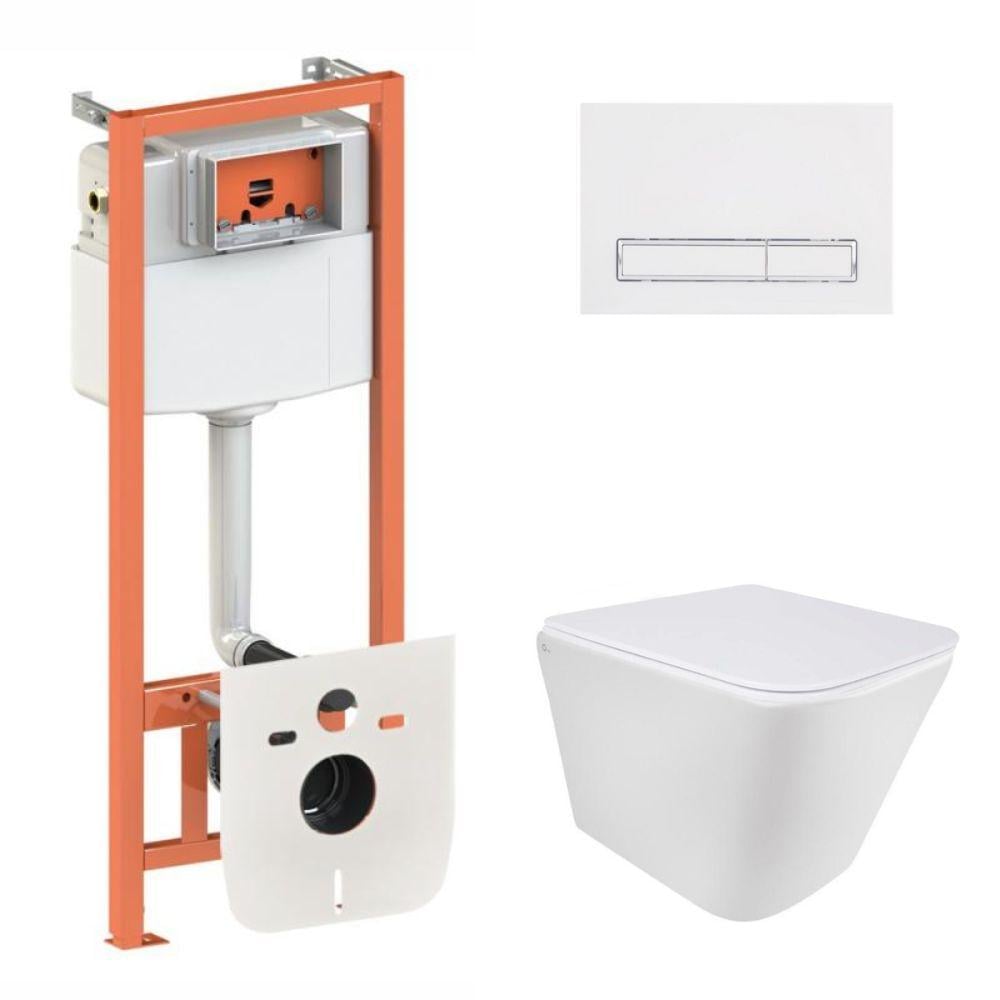 Установка Qtap подвесной унитаз Tern Ultra Quiet/комплект установки Nest 4в1 линейная клавиша White (2611546628) Установка Qtap подвесной унитаз Tern Ultra Quiet/комплект установки Nest 4в1 линейная клавиша White (2611546628)