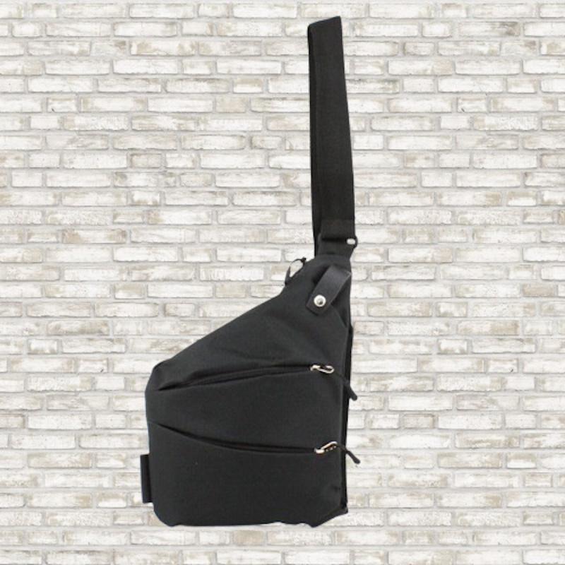 Чоловіча сумка крос-боді Wallaby нагрудна/через плече Чорний (076024528)