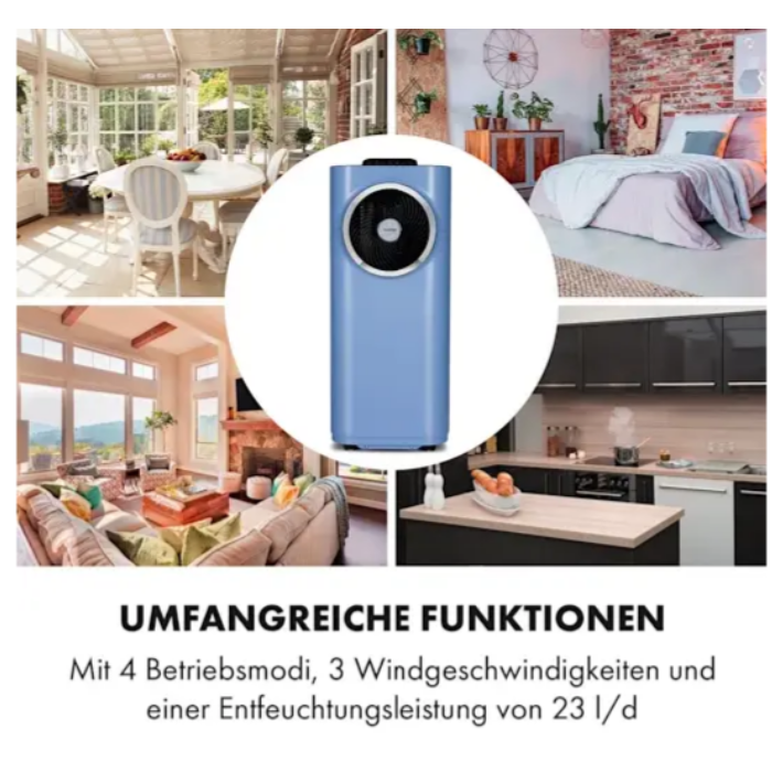 Кондиционер напольный KLARSTEIN Kraftwerk Smart 12K 3в1 3,4 кВт (26255562) - фото 8 Кондиционер напольный KLARSTEIN Kraftwerk Smart 12K 3в1 3,4 кВт (26255562) - фото 8