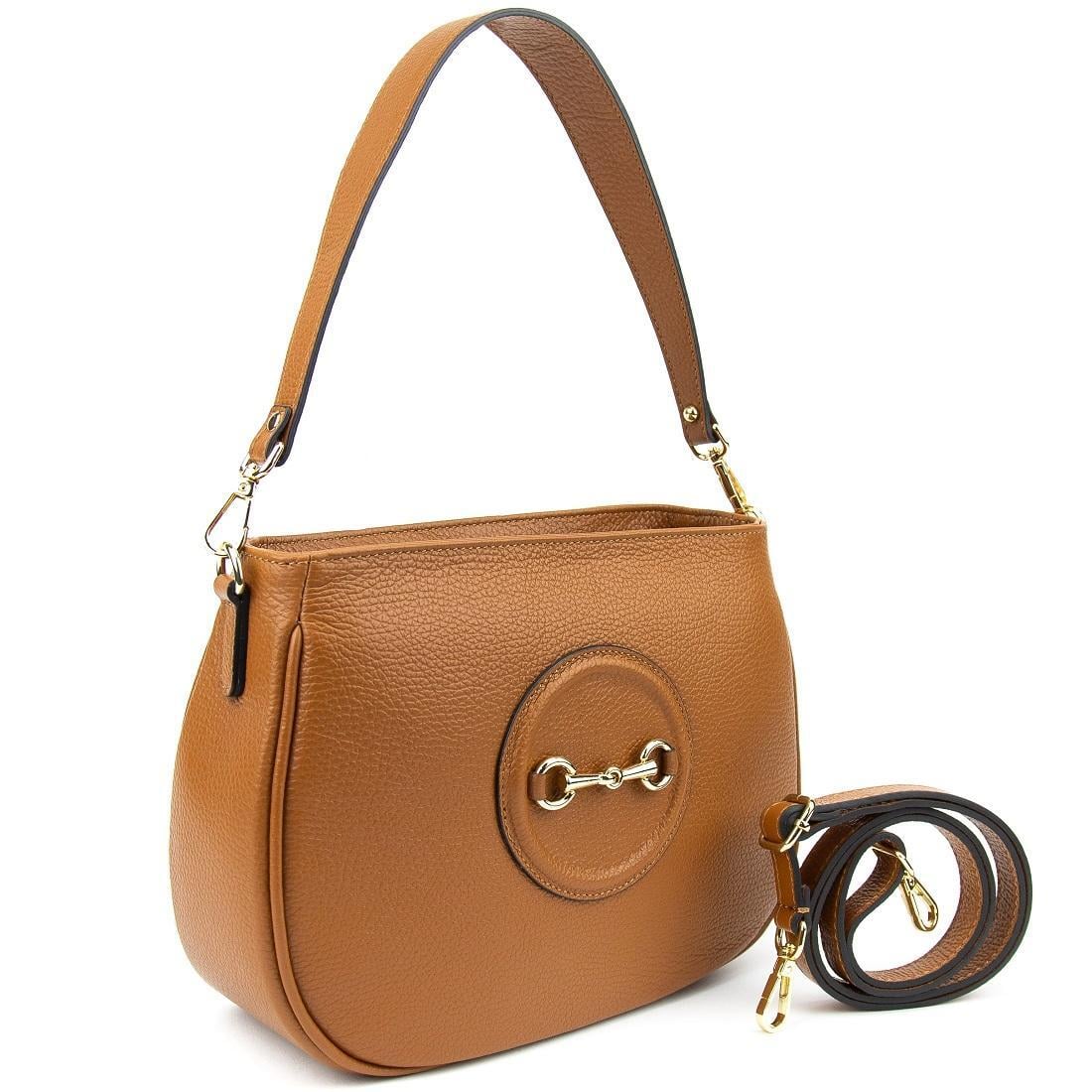 Женская сумка Royal Bag F-IT-9898C кожаная Коричневый (7994)