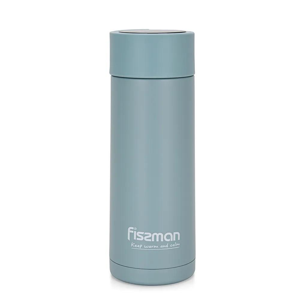 Термос питьевой Fissman 6,3x19 см 390 мл из нержавеющей стали (9867)