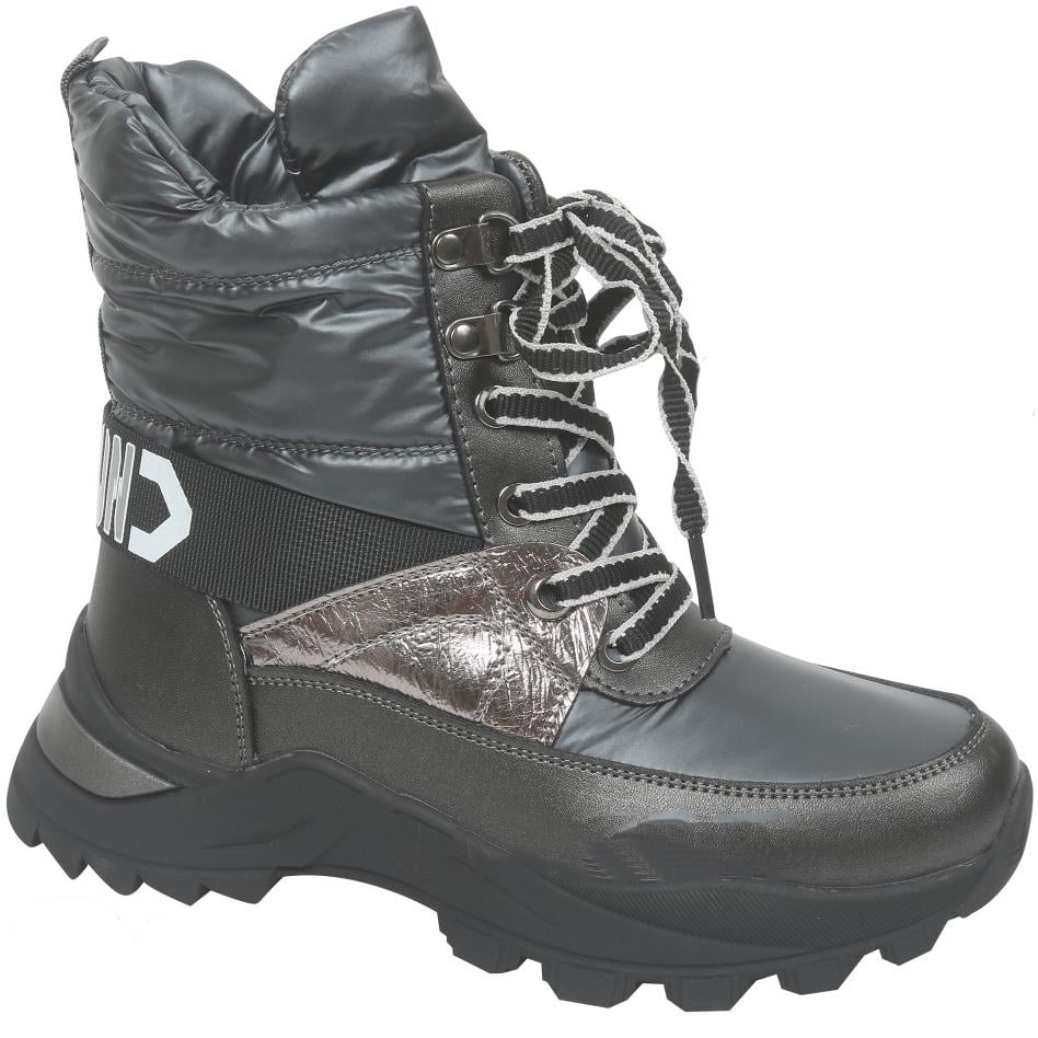 Зимние ботинки на овчине Tom.m 7896C р. 36 Сине-бронзовый Зимние ботинки на овчине Tom.m 7896C р. 36 Сине-бронзовый