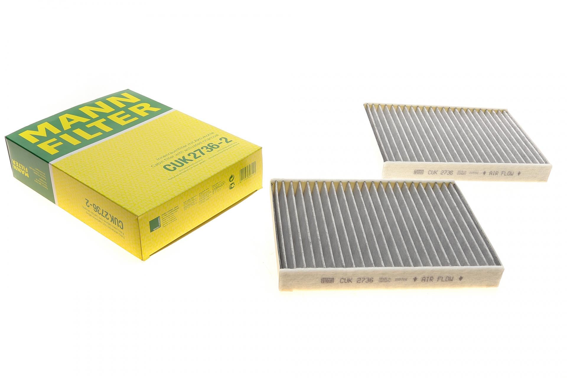 Фильтр салона Mann-Filter для BMW 5 E39 95-04 угольный (CUK 2736-2)