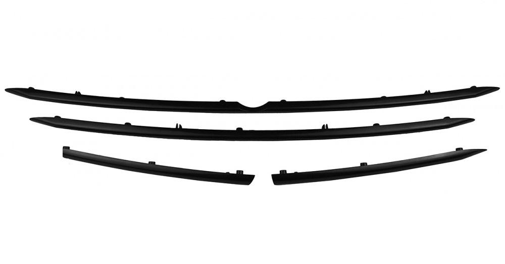 Молдинг решетки радиатора AVTM Suzuki Grand Vitara 2001-2004 6 шт. Черный (186824992)