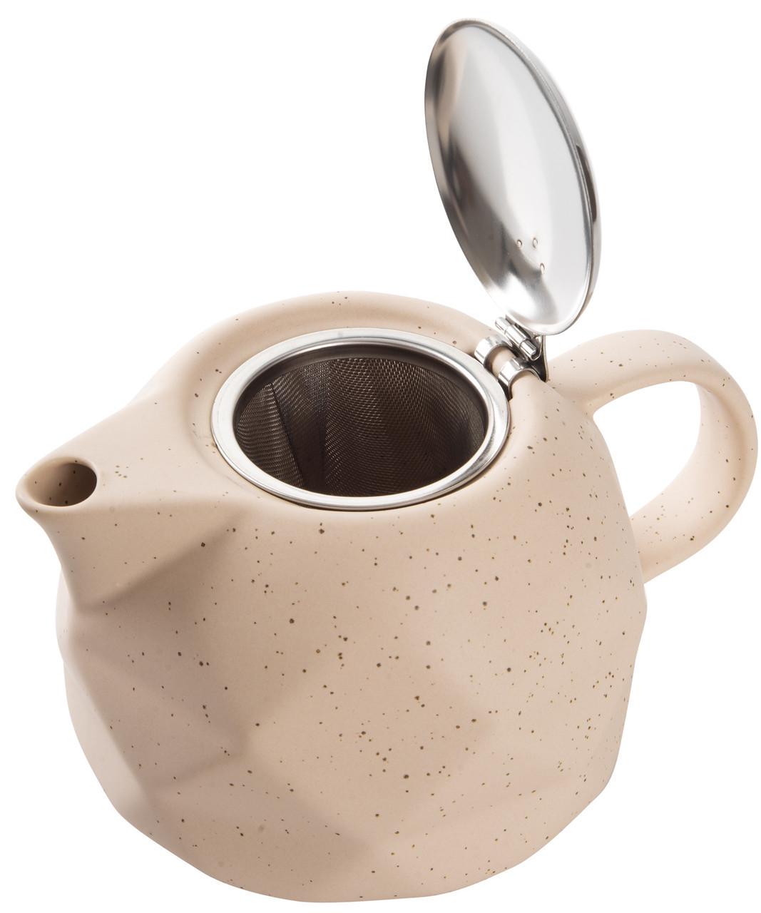 Заварочный чайник Limited Edition BASIL керамический 850 мл Мокка (B050021) - фото 3 Заварочный чайник Limited Edition BASIL керамический 850 мл Мокка (B050021) - фото 3