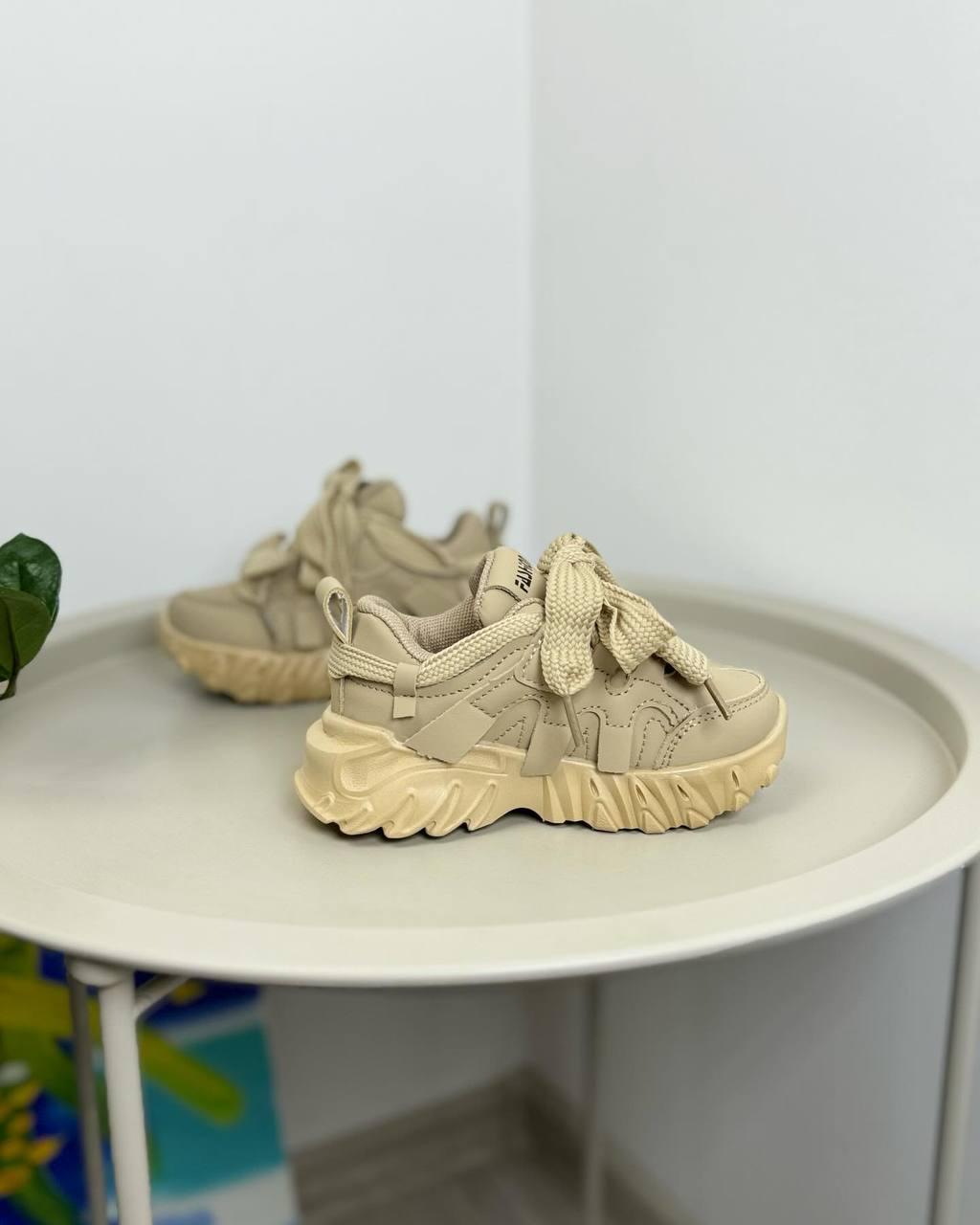 Кроссовки детские р. 28 Бежевый (1243) - фото 6