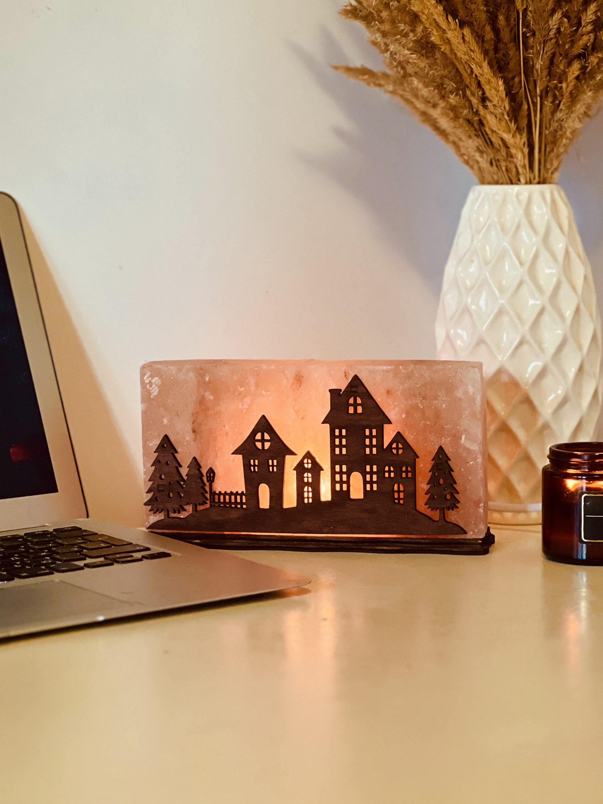 Соляная лампа декоративная Himalayan Домики 2 кг (29902991) - фото 2