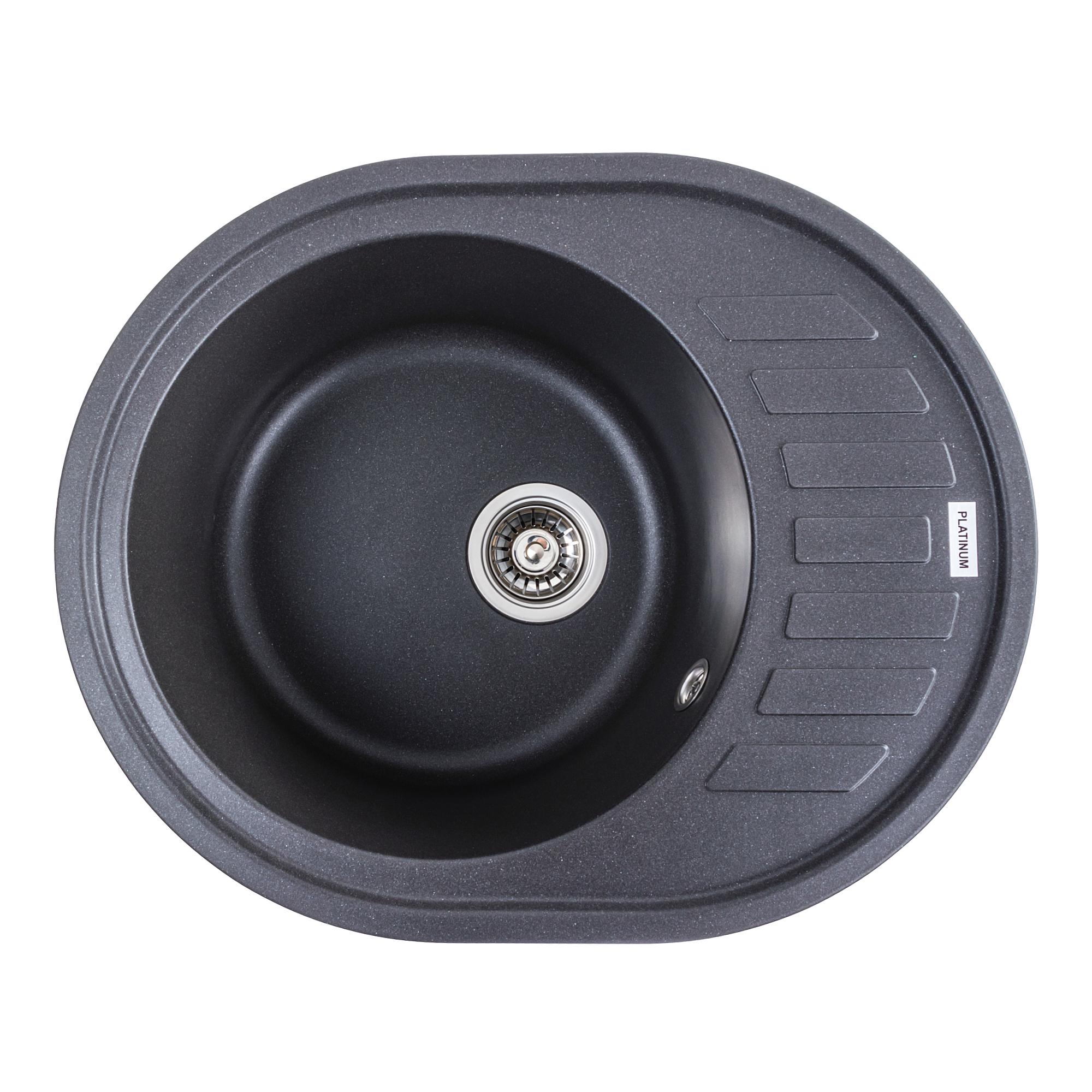 Мийка для кухні гранітна Platinum 6250 SOUL Моріон матовий Мийка для кухні гранітна Platinum 6250 SOUL Моріон матовий