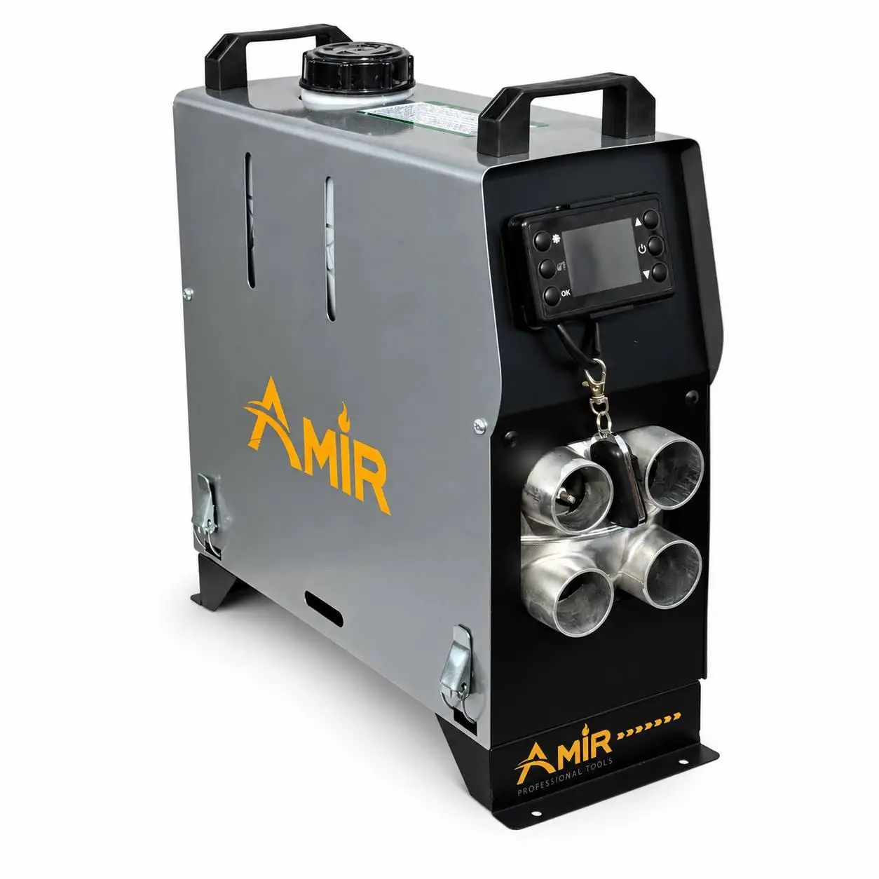 Обогреватель воздушный дизельный POWER AMIR 5 кВт 12/24/220V автономная система Серебристый (M1275) Обогреватель воздушный дизельный POWER AMIR 5 кВт 12/24/220V автономная система Серебристый (M1275)