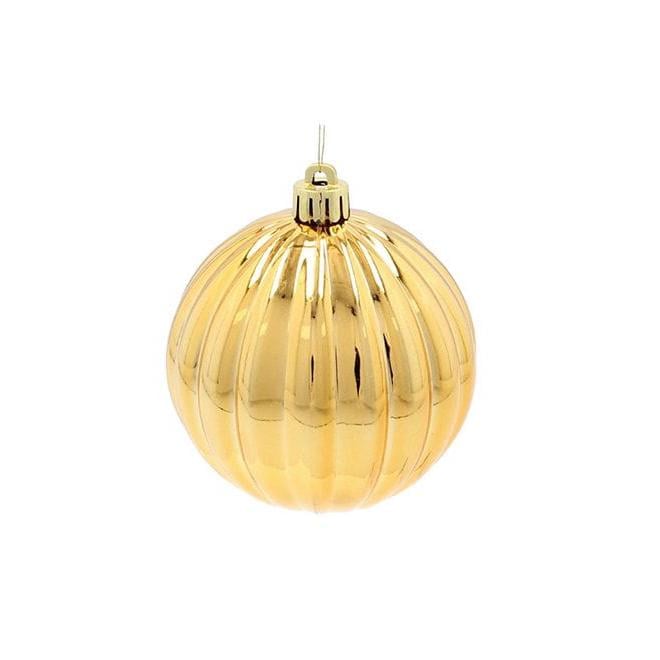 Набор новогодних шаров пластиковых Flora 6 шт. d 8 см (43043)