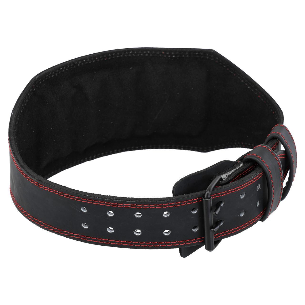 Пояс атлетический кожаный FISTRAGE TVL-5478 100-112 см с подкладкой для спины S-XL спинка 15 см (2532843011)