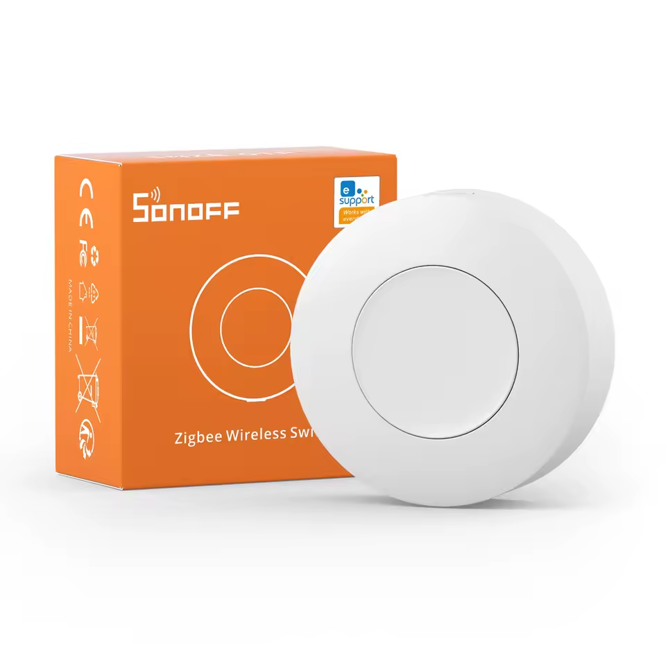 Вимикач розумний SONOFF Zigbee Wireless Switch SNZB-01P White