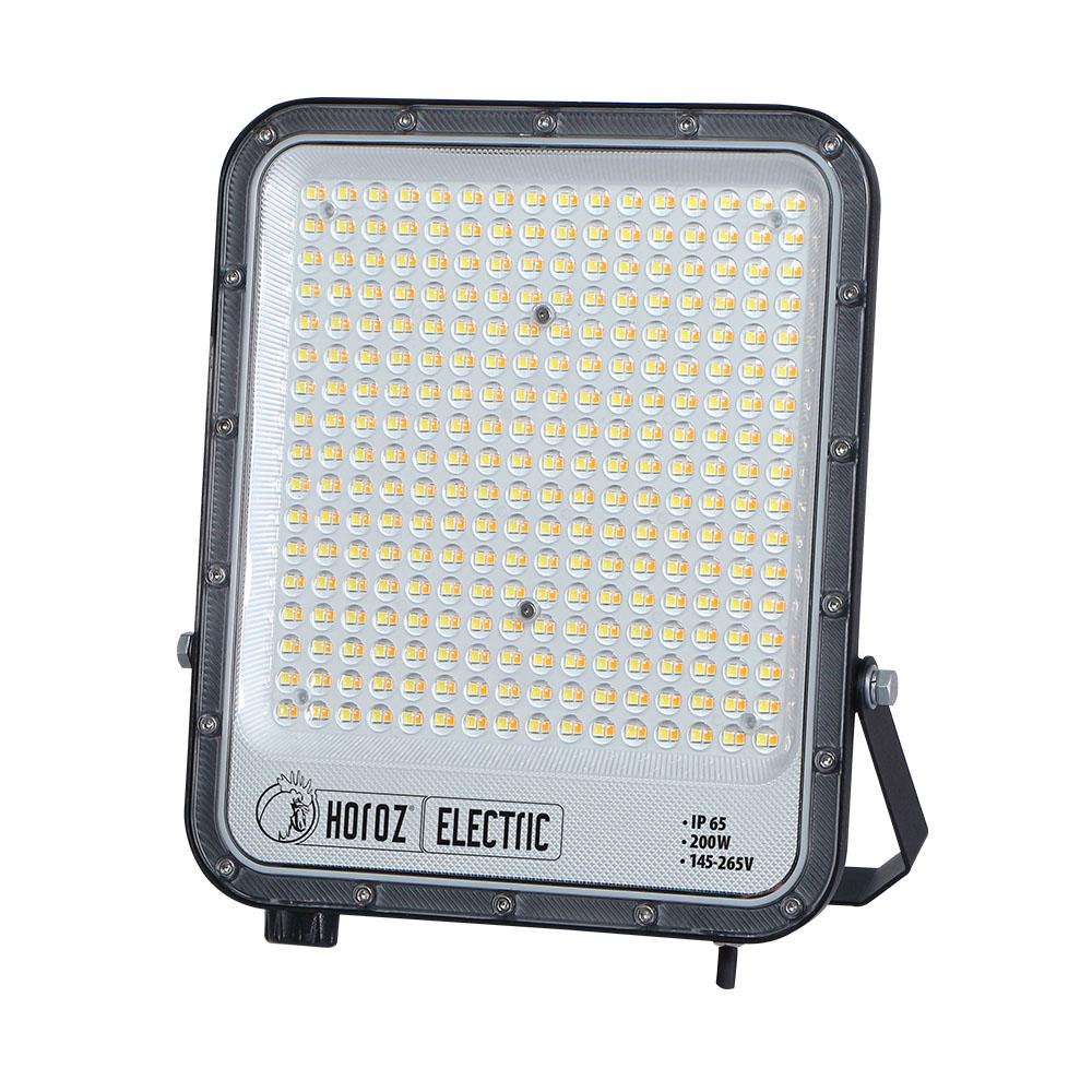 Прожектор светодиодный HOROZ ELECTRIC PALLAS-200 3CCT 200W Черный