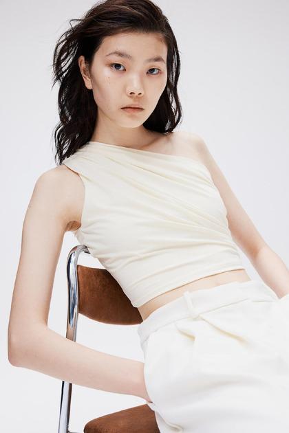 Топ H&M L Молочный (1210949П)