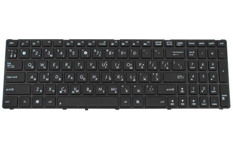 Клавиатура для ноутбука Asus K51A Черный (171653)