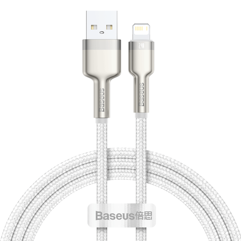 USB кабель BASEUS Lightning Cafule Series 1 м 2.4A - фото 1