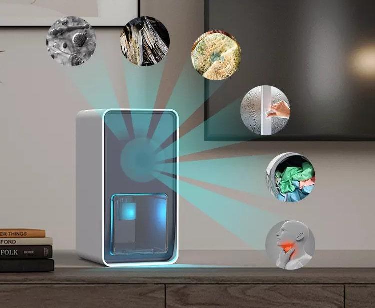 Осушувач повітря конденсаційний Levante-101 побутовий безшумний 1,2 л з функцією нічника (b8d91f92) - фото 9 Осушувач повітря конденсаційний Levante-101 побутовий безшумний 1,2 л з функцією нічника (b8d91f92) - фото 9