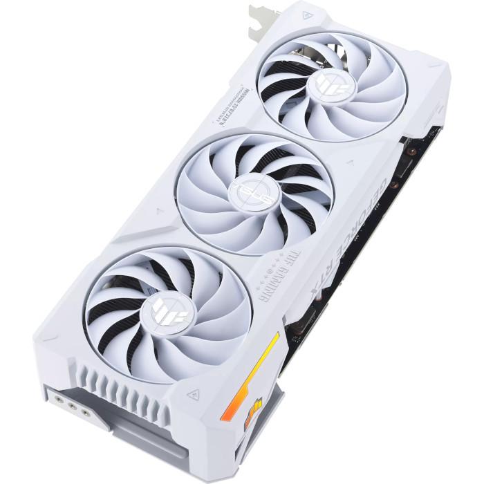 Відеокарта Asus TUF NVIDIA RTX 4070 Ti SUPER OC BTF 16 GB GDDR6X 2670 МГц PCIe 4,0 White (TUF-RTX4070TIS-O16G-BTF-White) - фото 7