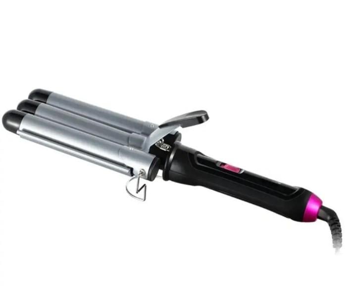 Плойка-стайлер для укладки волос Domotec MS-481B керамическая с регулятором температуры 97 Вт (9769)